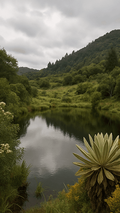 Paisaje natural del Parque Chingaza